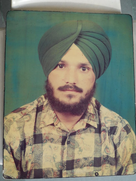 Photo of Jasveer Singh, victim of extrajudicial execution on February 19, 1993, in Handiaya, by Punjab Police
