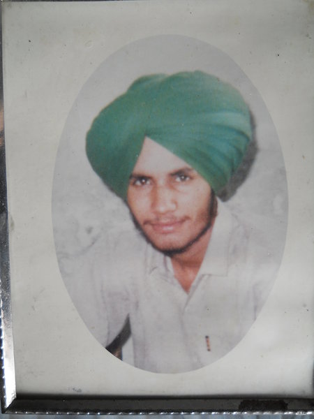 Photo of Kulwant Singh, victim of extrajudicial execution on February 25, 1991, in Bassi Pathana, by Punjab Police