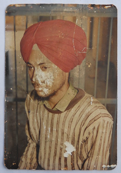 Photo of Manjeet Singh, victim of extrajudicial execution on May 02, 1991, in Bassi Pathana, by Punjab Police