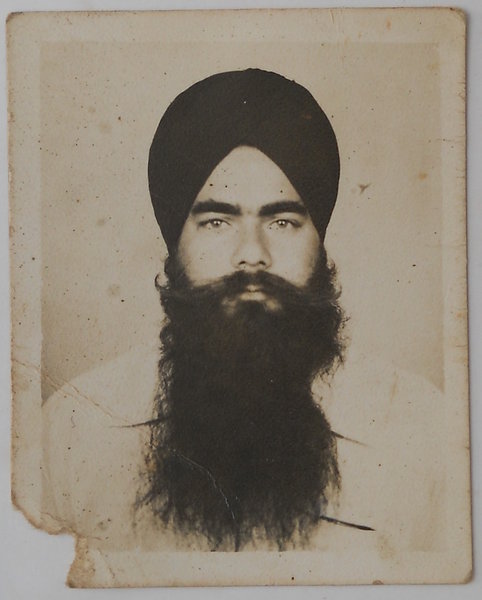 Photo of Jagat Singh, victim of extrajudicial execution on April 20, 1991, in Bassi Pathana, by Punjab Police