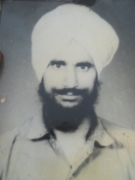 Photo of Harpal Singh, victim of extrajudicial execution on March 22, 1992, in Fazilka, by Punjab Police