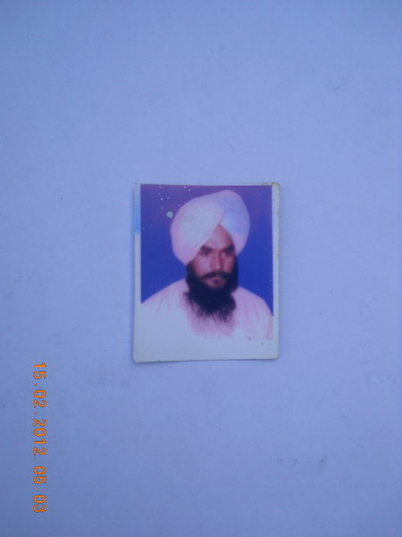 Photo of Gurbachan Singh, victim of extrajudicial execution on April 06, 1992, in Ghall Khurd, by Punjab Police