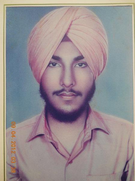 Photo of Kamaljit Singh, victim of extrajudicial execution on June 27, 1996, in Sadiq, by Punjab Police