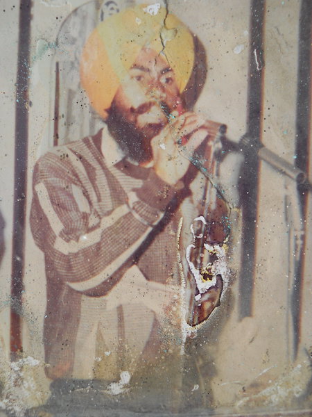 Photo of Lakhbir Singh, victim of extrajudicial execution on October 27, 1990, in Ghall Khurd, Talwandi Bhai, by Punjab Police; Central Reserve Police Force