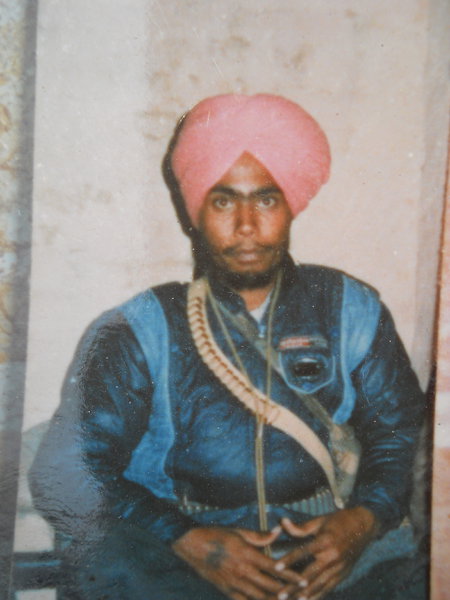 Photo of Balkar Singh, victim of extrajudicial execution on September 08, 1991, in Zira, Makhu, Dharamkot, Zira CIA Staff, by Punjab Police; Border Security Force; Central Reserve Police Force; Criminal Investigation Agency