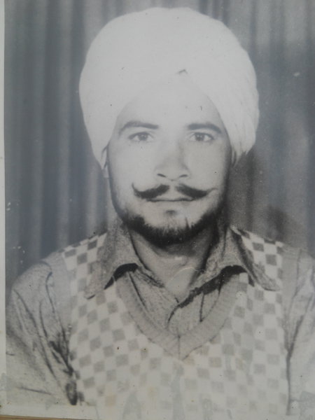 Photo of Butta Singh, victim of extrajudicial execution between December 1, 1992 and January 31,  1993, in Sabhrai, by Punjab Police