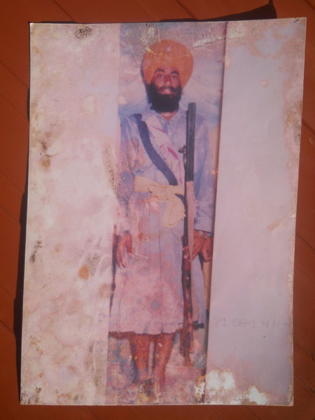 Photo of Resham Singh, victim of extrajudicial execution between March 1, 1989 and March 31,  1989, in Patti, by Punjab Police