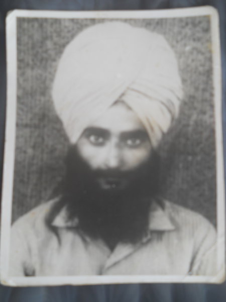 Photo of Tarlochan Singh, victim of extrajudicial execution between December 28, 1988 and December 29,  1988, in Shahkot, by Punjab Police