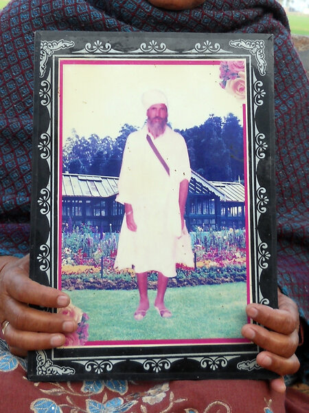 Photo of Major Singh, victim of extrajudicial execution on February 24, 1993, in Sadiq, by Punjab Police