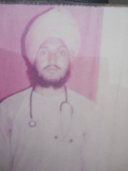 Photo of Subheg Singh, victim of extrajudicial execution on November 23, 1991, in Harike, by Punjab Police
