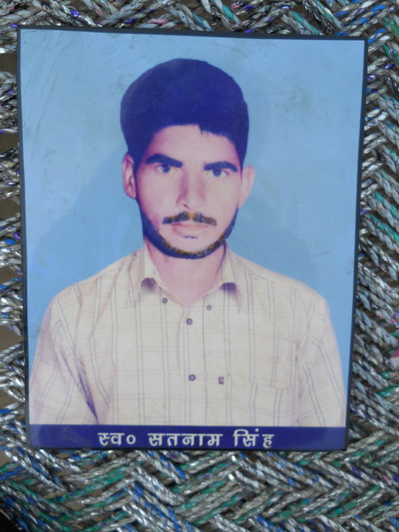 Photo of Satnam Singh, victim of extrajudicial execution on March 30, 1992Punjab Police