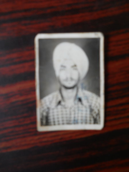 Photo of Satnam Singh, victim of extrajudicial execution between March 1, 1987 and March 31,  1987Punjab Police