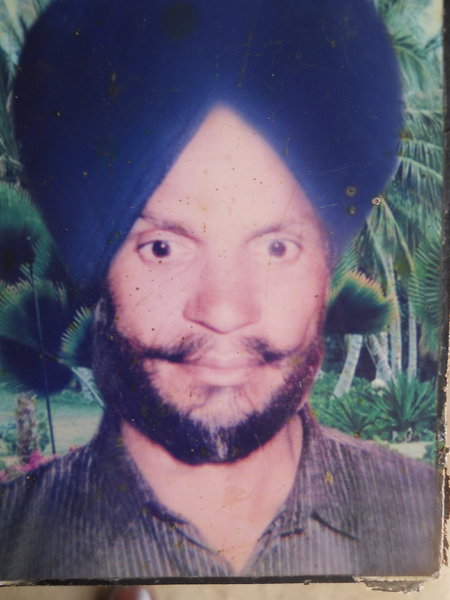 Photo of Jaswant Singh, victim of extrajudicial execution on August 03, 1990, in Batala, Qadian, by Punjab Police