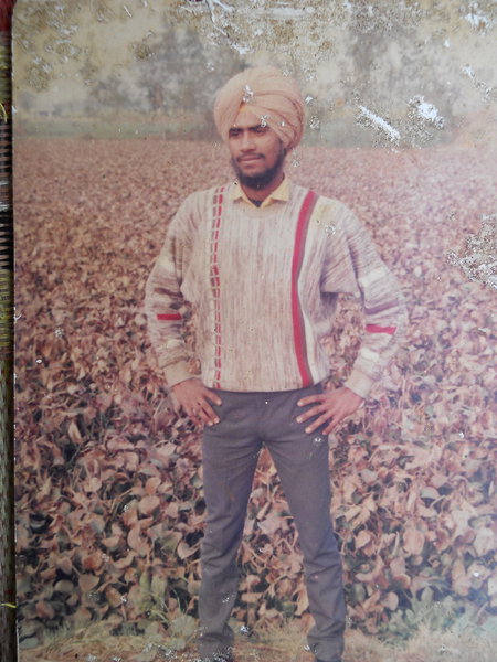 Photo of Ranjit Singh, victim of extrajudicial execution on July 21, 1992, in Dhariwal, by Punjab Police