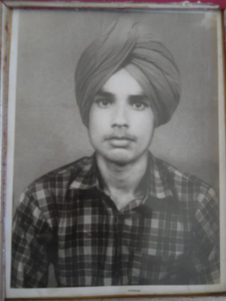 Photo of Sarwan Singh, victim of extrajudicial execution on January 11, 1991 by Border Security ForceBorder Security Force