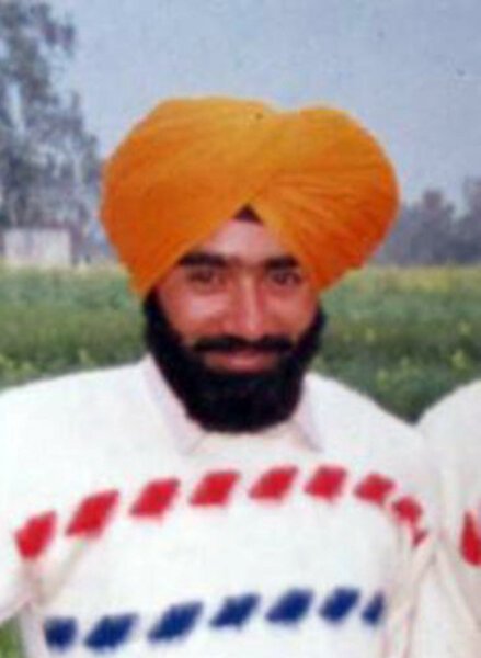 Photo of Mangal Singh, victim of extrajudicial execution on July 07, 1993, in Wadala Granthian, by Punjab Police
