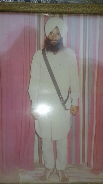 Photo of Kulwant Singh, victim of extrajudicial execution on June 15, 1992, in Batala, by Punjab Police