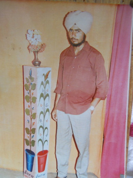 Photo of Hardev Singh, victim of extrajudicial execution on March 18, 1991, in Dhariwal, by Punjab Police