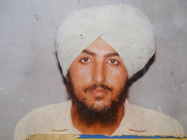 Photo of Baldev Singh, victim of extrajudicial execution on November 03, 1990, in Dhariwal, by Punjab Police