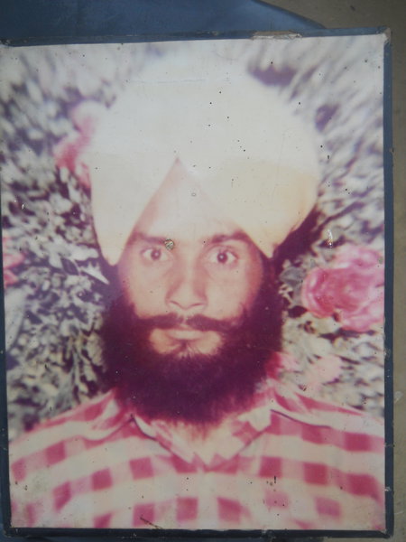 Photo of Partap Singh, victim of extrajudicial execution between December 1, 1990 and December 31,  1990, in Qadian, by Punjab Police