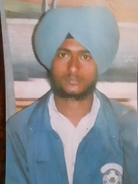 Photo of Malkit Singh, victim of extrajudicial execution between April 1, 1992 and April 30,  1992, in Batala, by Punjab Police; Border Security Force