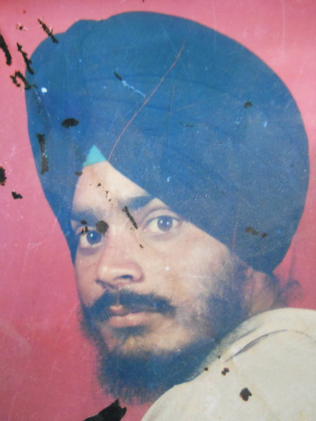 Photo of Harwant Singh, victim of extrajudicial execution on April 25, 1991, in Dhariwal, by Punjab Police