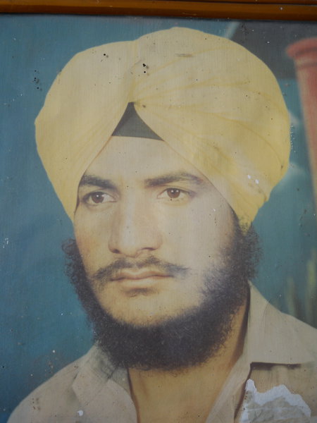 Photo of Amarjit Singh, victim of extrajudicial execution, date unknown, in Chamyari Army Camp,  by ArmyUnknown type of security forces