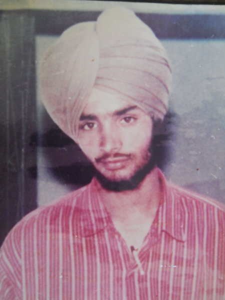 Photo of Gurmeet Singh, victim of extrajudicial execution on May 09, 1991, in Ludhiana, by Punjab Police