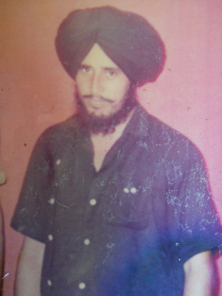 Photo of Balwinder Singh, victim of extrajudicial execution between July 20, 1990 and August 9,  1990, in Batala, by Punjab Police