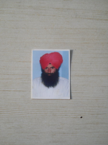 Photo of Tarsem Singh, victim of extrajudicial execution between May 1, 1992 and May 10,  1992, in Fatehgarh Churian,  by Punjab Police; Border Security Force; Central Reserve Police Force; Black cat, in Fatehgarh Churian, by Punjab Police