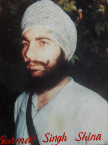 Photo of Gurmej Singh, victim of extrajudicial execution on May 13, 1991, in Ramdas, by Punjab Police