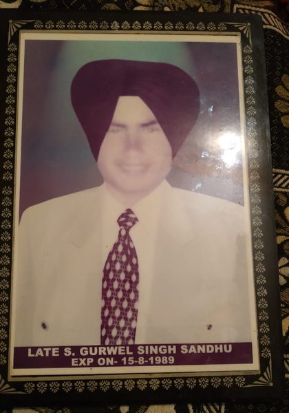 Photo of Gurwel Singh, victim of extrajudicial execution on August 15, 1989, in Majitha, by Punjab Police