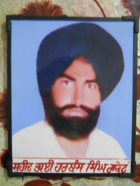 Photo of Harbans Singh, victim of extrajudicial execution on November 10, 1991Punjab Police
