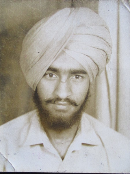 Photo of Gurmej Singh, victim of extrajudicial execution on December 25, 1990, in Qadian, by Punjab Police