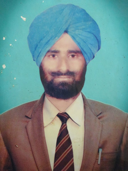 Photo of Prem Singh, victim of extrajudicial execution on June 26, 1991, in Qadian, by Punjab Police