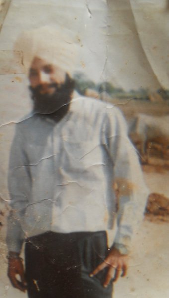Photo of Rajwant Singh, victim of extrajudicial execution on August 14, 1992, in Urmar Tanda, by Punjab Police