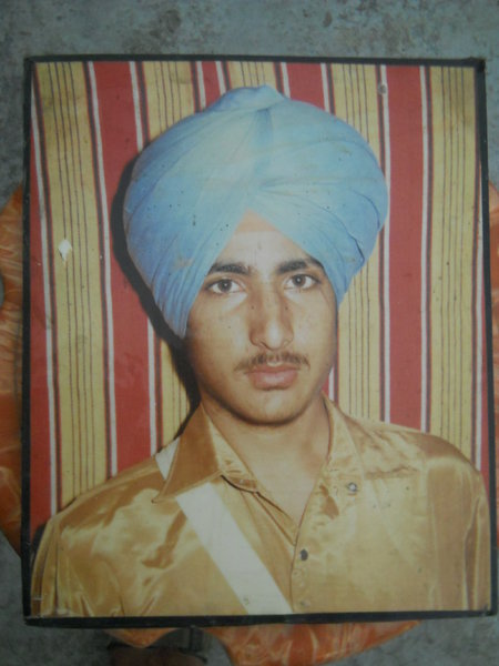 Photo of Daljit Singh, victim of extrajudicial execution between September 1, 1989 and September 30,  1989, in Dasua, by Punjab Police