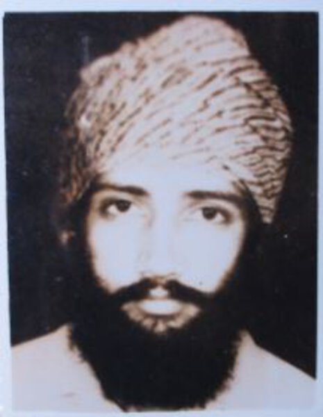 Photo of Jarnail Singh, victim of extrajudicial execution on December 08, 1991, in Adampur, by Punjab Police