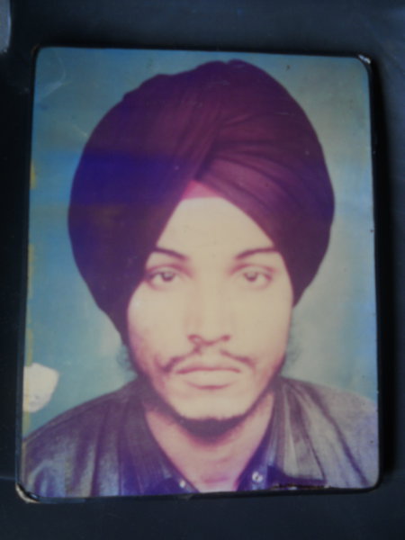 Photo of Avtar Singh, victim of extrajudicial execution between June 30, 1989 and July 1,  1989, in Jalandhar, by Punjab Police