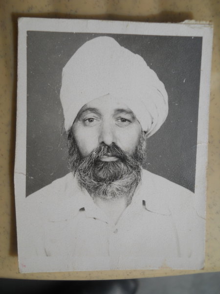 Photo of Darshan Singh, victim of extrajudicial execution on January 10, 1988, in Kartarpur, Jalandhar, by Punjab Police