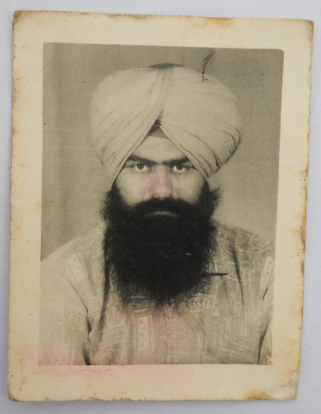Photo of Surjit Singh, victim of extrajudicial execution on November 19, 1992, in Hoshiarpur, by Punjab Police