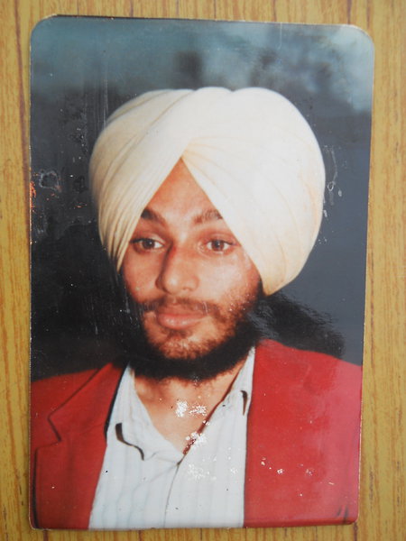 Photo of Nirmal Singh, victim of extrajudicial execution between June 9, 1991 and June 10,  1991, in Shahkot, by Punjab Police