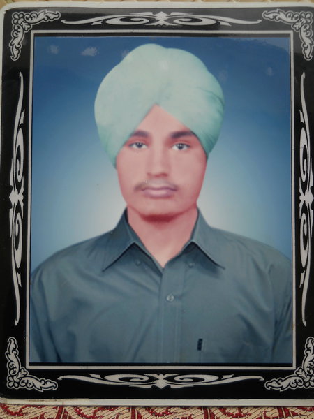 Photo of Bhupinder Singh, victim of extrajudicial execution between January 28, 1989 and February 1,  1989, in Nurmahal, by Punjab Police