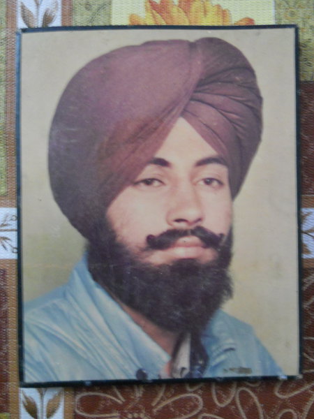 Photo of Sodhi Singh, victim of extrajudicial execution on September 21, 1989, in Goraya, by Punjab Police; Central Reserve Police Force