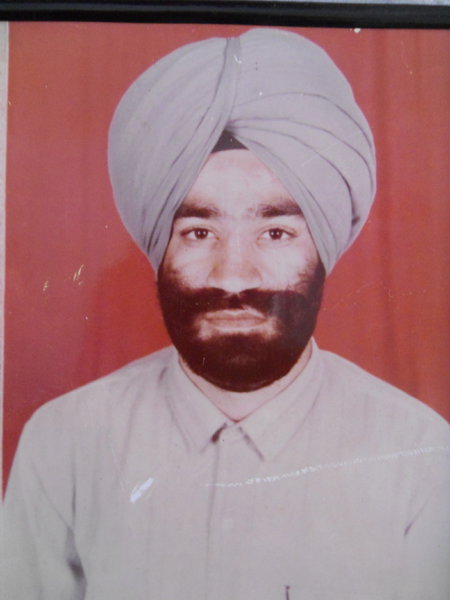 Photo of Palwinder Singh, victim of extrajudicial execution on February 18, 1990, in Jalandhar CIA Staff,  by Black cat, in Jalandhar, by Criminal Investigation Agency