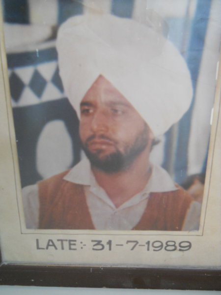 Photo of Surinder Singh, victim of extrajudicial execution on July 31, 1989, in Amritsar, by Central Reserve Police Force