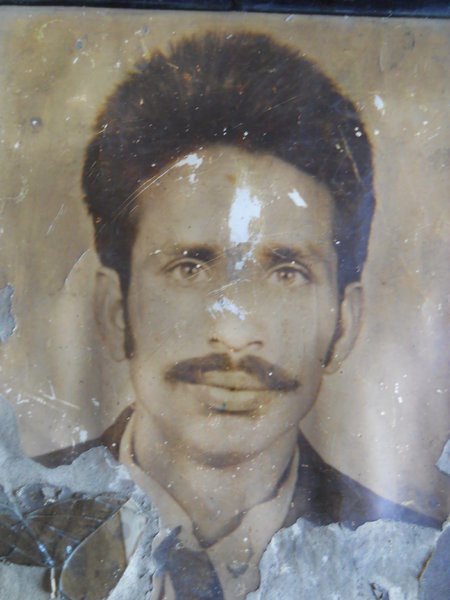 Photo of Sant Ram, victim of extrajudicial execution on March 18, 1994, in Ranipur Rajputan, by Punjab Police