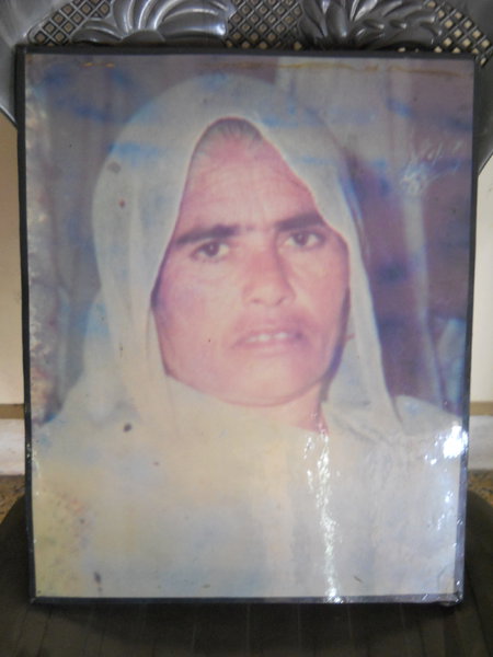 Photo of Surjit Kaur, victim of extrajudicial execution between May 15, 1989 and May 16,  1989, in Hoshiarpur, by Central Reserve Police Force