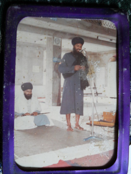 Photo of Kuljit Singh, victim of extrajudicial execution between November 5, 1991 and November 7,  1991, in S.A.S. Nagar (Mohali),  by Black cat, in Payal, by Punjab Police