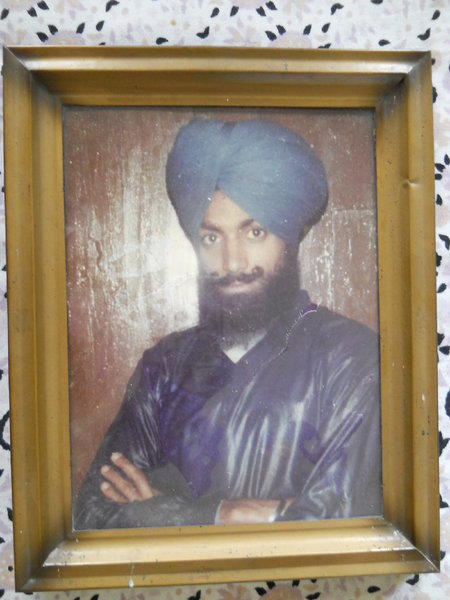 Photo of Kulwant Singh, victim of extrajudicial execution on March 27, 1989, in Sherpur,  by Punjab Police; Central Reserve Police Force, in Nabha, by Punjab Police